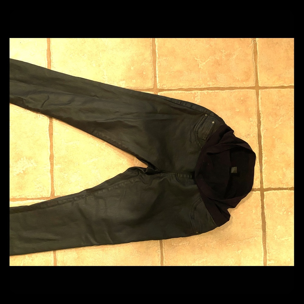 Maternity Faux leather pants!